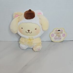 Miniso, Sanrio Characters Play With Kittens Series- Pompompurin Plush Pendant